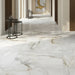 Pisa Gold Gloss Gloss Large Format Marble Effect Porcelain Tiles 90x90cm