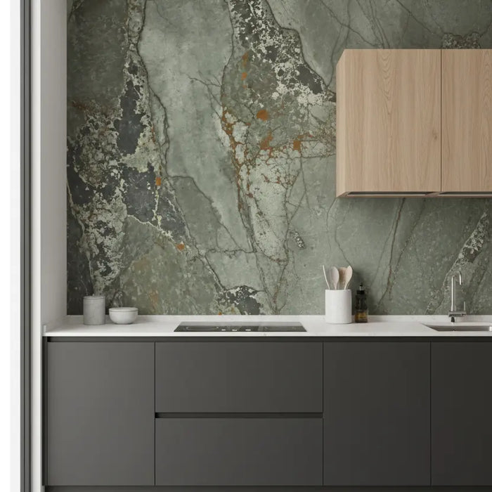 Planet Green Oxide Metal Effect Wall & Floor Tiles