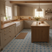 Romano daisy matt porcelain tiles 210.6x210.6x9mm