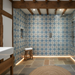 Romano daisy matt porcelain tiles 210.6x210.6x9mm