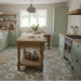 Romano star green matt porcelain tiles 210.6x210.6x9mm