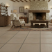 Rustic Crema Terracotta tile 33.15x33.15cm