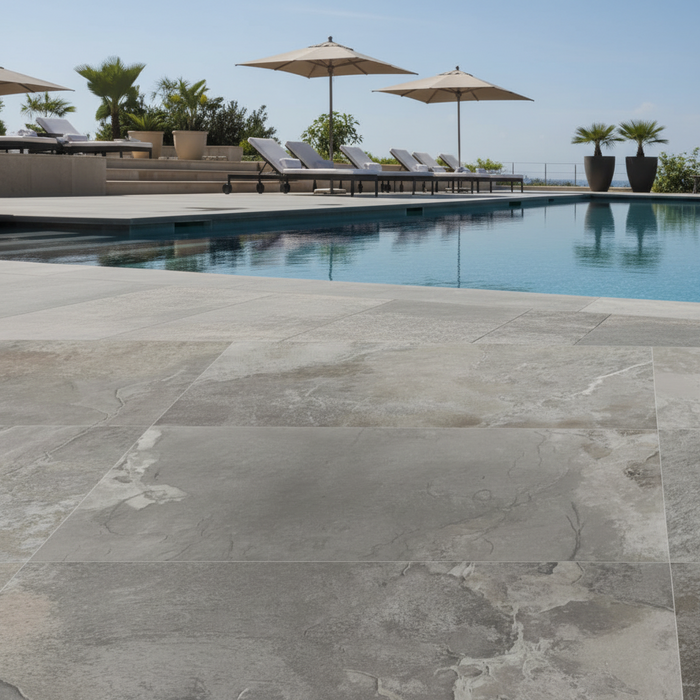Rustic Gris Almero outdoor porcelain tiles 60x90x2cm