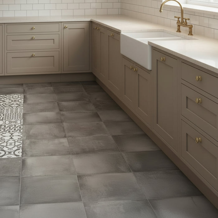 Rustic Grey Porcelain tiles 33.15x33.15cm 