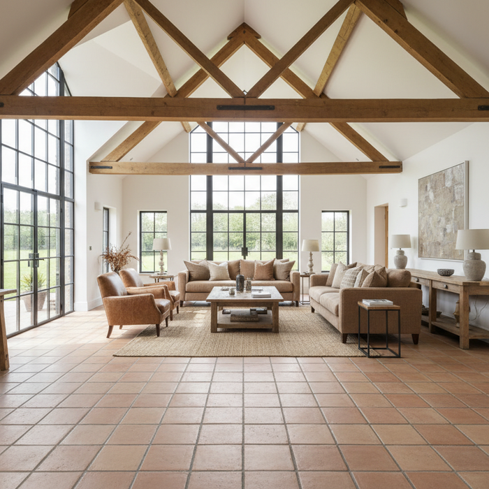 Rustic Natura Terracotta tile 33.15x33.15cm