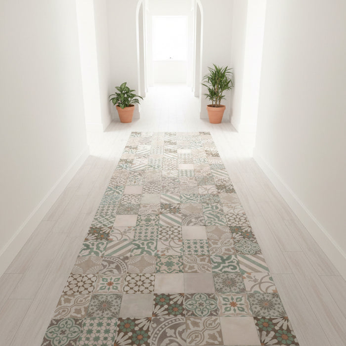 Romano star green matt porcelain tiles 210.6x210.6x9mm All tiles TILEJOB