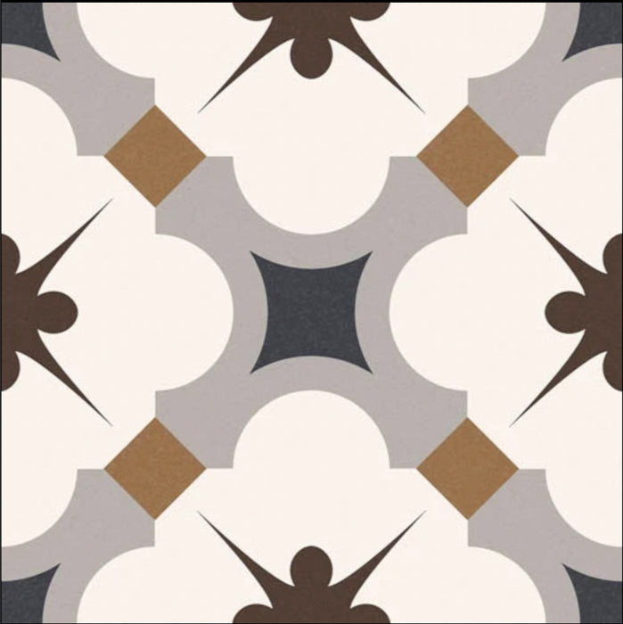 Grace Grey Taco Matt Tile 165x165mm