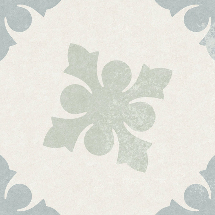 Mint blue matt porcelain 150x150x8.5mm