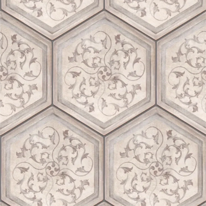 Florence Taupe Hexagon porcelain 210x250x10mm