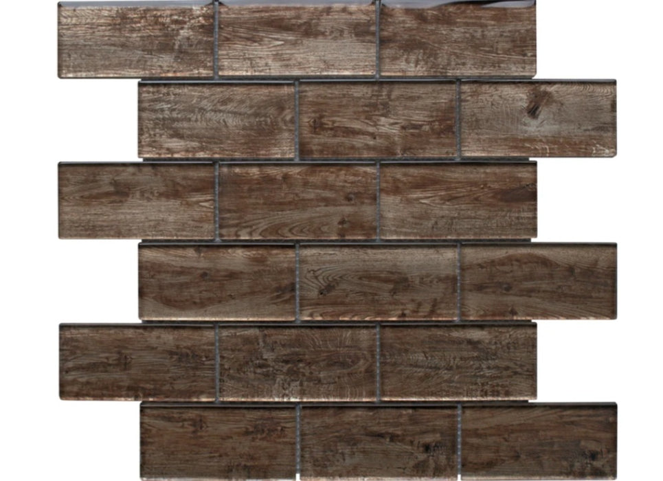 Frontier Redwood Mosaic Wall 350x300x8mm