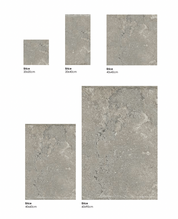 Umbria Erice Porcelain tiles modular and individual sizes