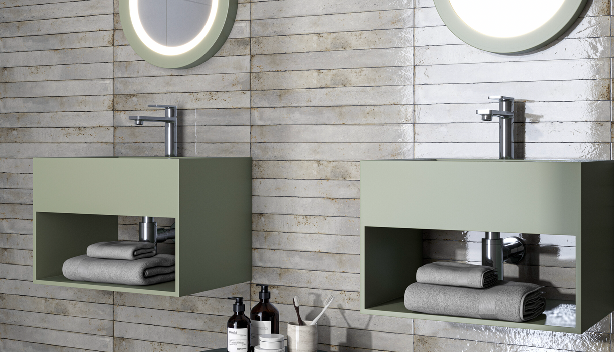 Genesi Pearl Brillo Porcelain Tiles 4.8x45x0.8cm