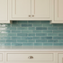 Como Turquoise gloss ceramic 65x250x7mm