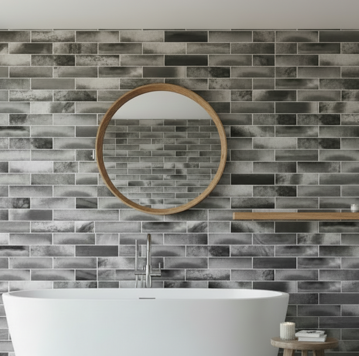 Cornwall  Anthracite ceramic gloss  75x300x9mm