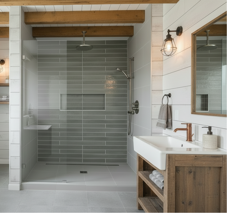 Monaco Brick grey matt porcelain 60x250x9mm