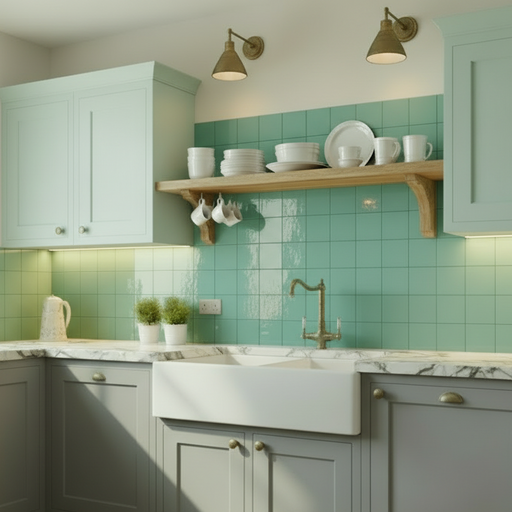 Zellige Turquoise Wall tiles 13x13cm