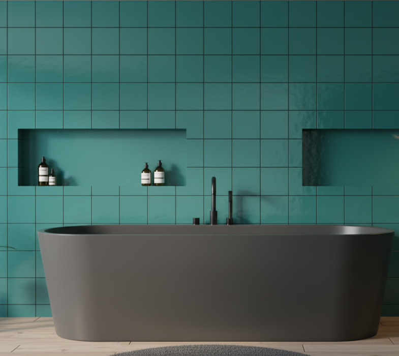 Zellige Turquoise Wall tiles 13x13cm