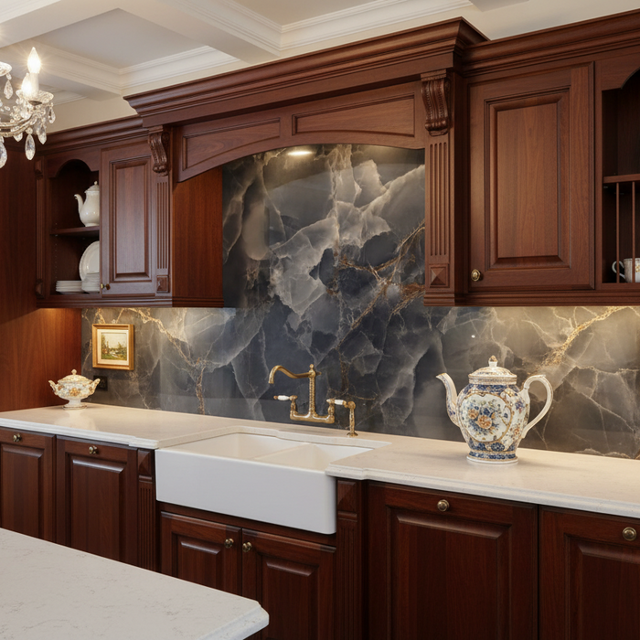 Iceland Onyx Marble Midnight 60x120cm