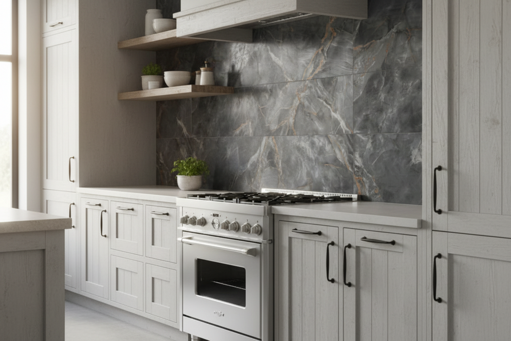 Aurelia Graphite Marble Matt Tiles 60X30, 60X60, 60x120cm
