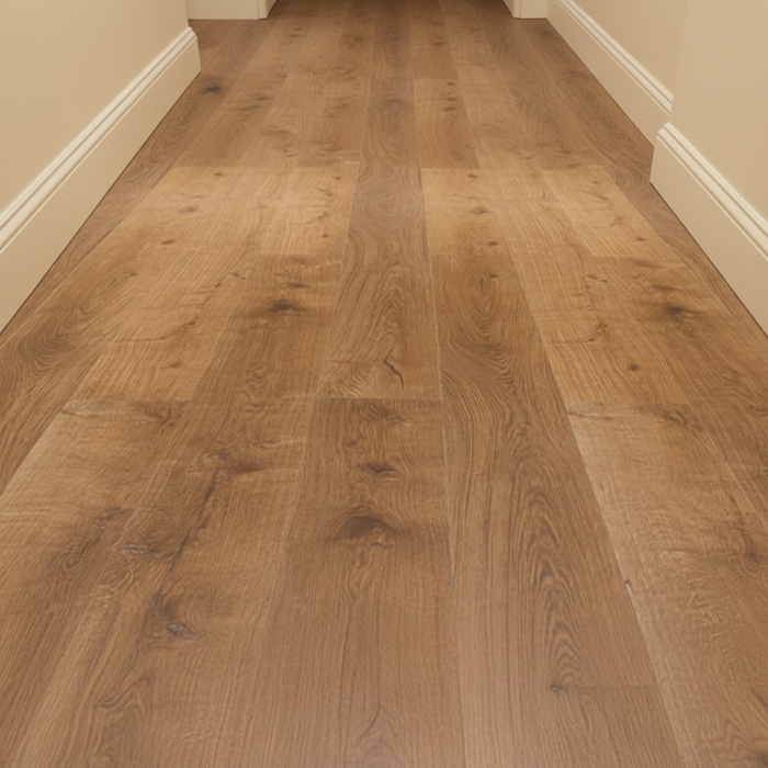 Country Oak Elite Engineered Wood Flooring HDF Long Length 20X185cm