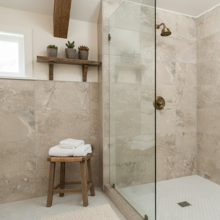 Keystone Grey Natural Slate Effect Floor Tile 600x400mm