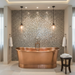 Lustre Brown Mosaic Wall 300x300x8mm