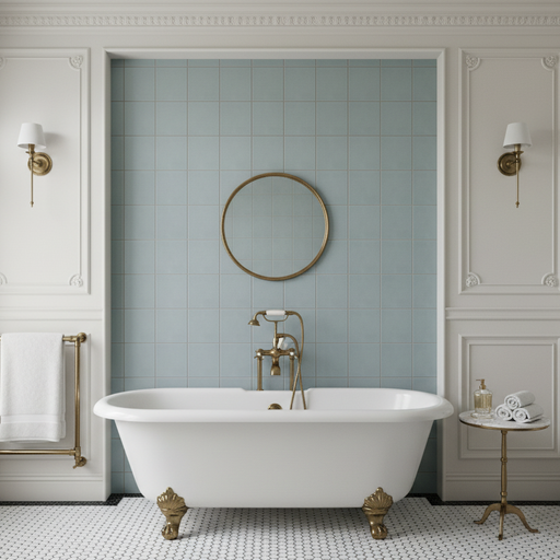 Zellige Blue Wall tiles 13x13cm