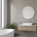 Zellige Grey Wall tiles 13x13cm