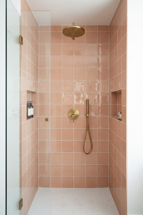 Zellige Dusty Pink Wall tiles 13x13cm