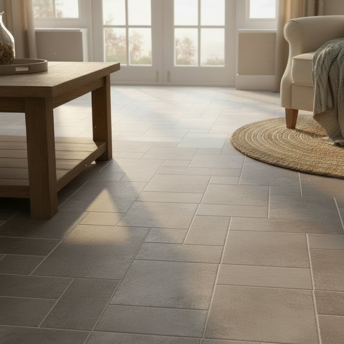 Pietre Lime Grigio Modular Porcelain Tiles