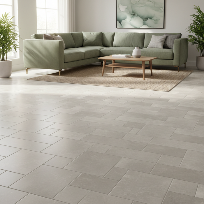 Pietre Lime Grigio Modular Porcelain Tiles