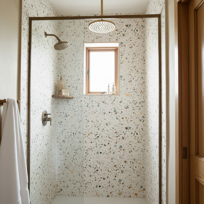 Cream terrazzo celleno 60x60cm