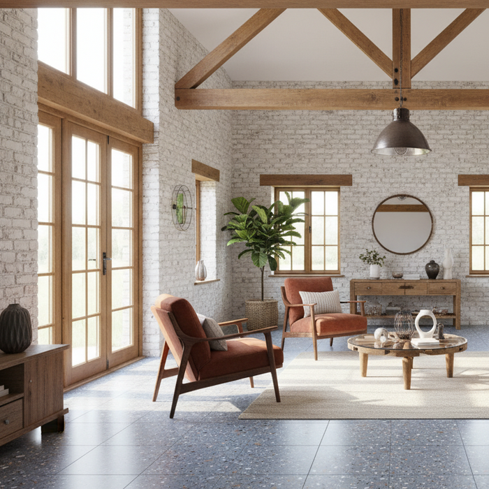 Blue terrazzo celleno 60x60cm