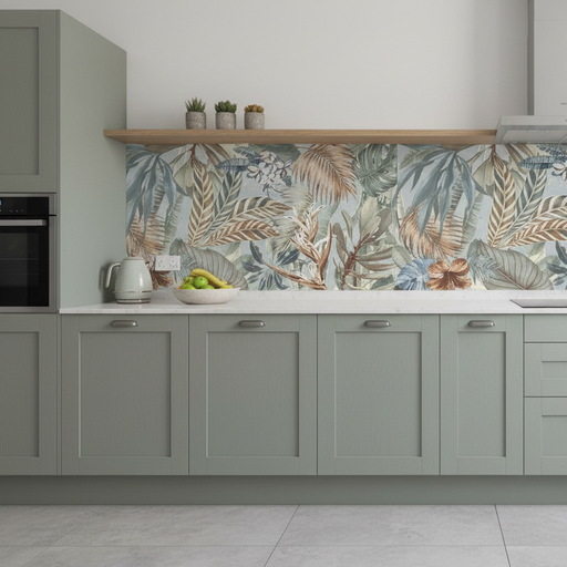 Resina Jungle tropical blue matt 60x120cm