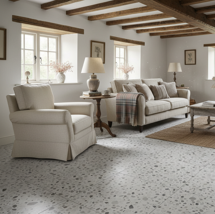 Natural Grey Terrazzo Celleno 60x60cm