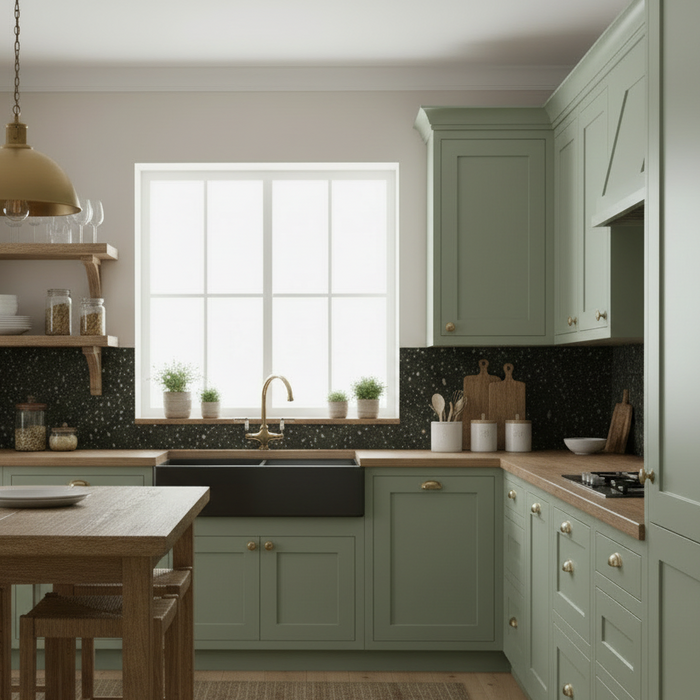 Black Terrazzo Celleno Bold 20x20cm