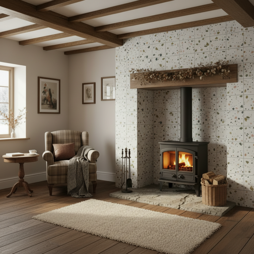 White Terrazzo Celleno Bold 20x20cm