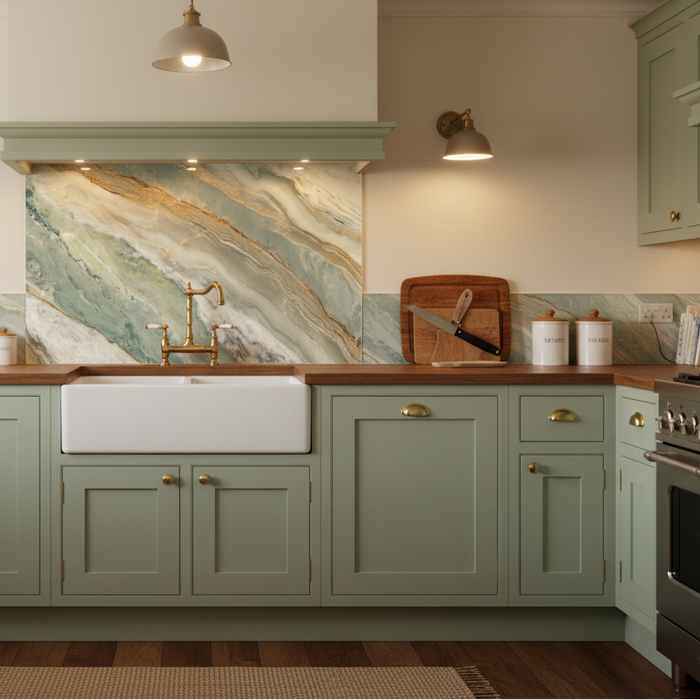 Botanica Opal Jade Gloss Tiles 60x120cm