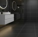 Sugar Black Glazed Porcelain Tiles 60x60 and 30x60cm