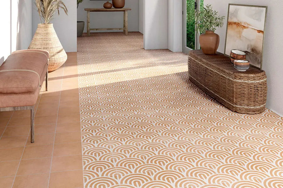 Tahoe Coral Porcelain tiles 20x20cm