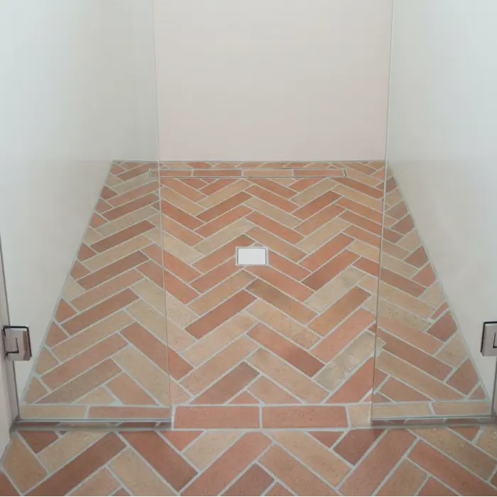 Terracotta effect brick slips porcelain tiles