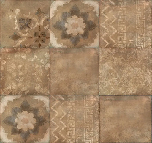 Tierra Artesana terracotta effect pattern tiles