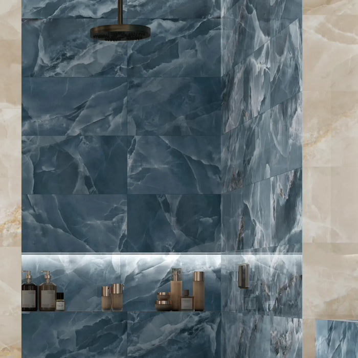 Lustro Onix Blue Ceramic Tiles 30x60cm