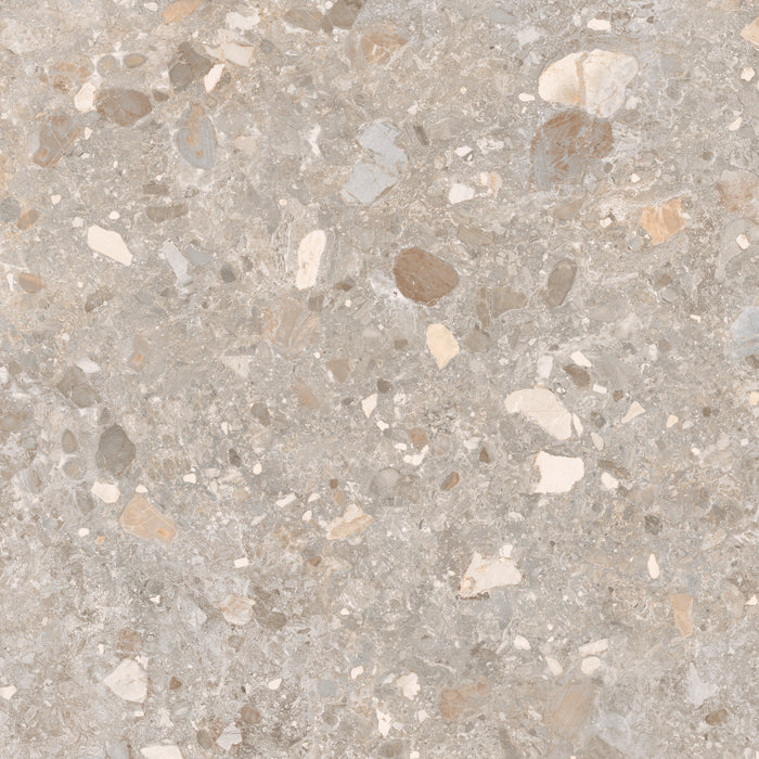 Ceppo Di Gre Sabbia porcelain tiles 90x90cm