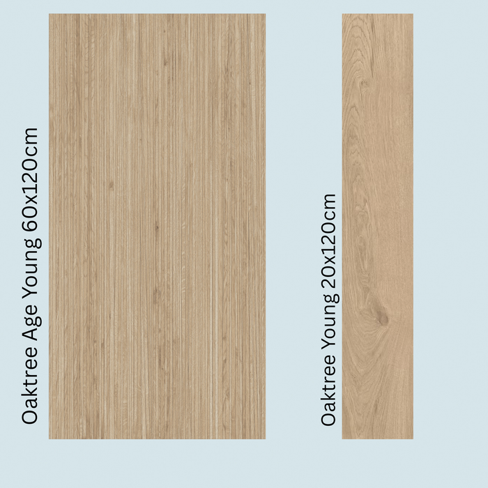 Oaktree Age Young Wood Porcelain Tiles 60x120cm
