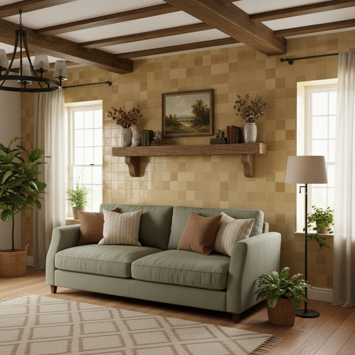 Zellige Morocco Beige Wall Tiles 10×10cm