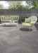 Arian Outdoor Anthracite Stone Effect Floor Tiles 60x60cm