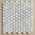 Carrara Natural Marble Small Hexagonal Mosaic tiles 31×29x1cm