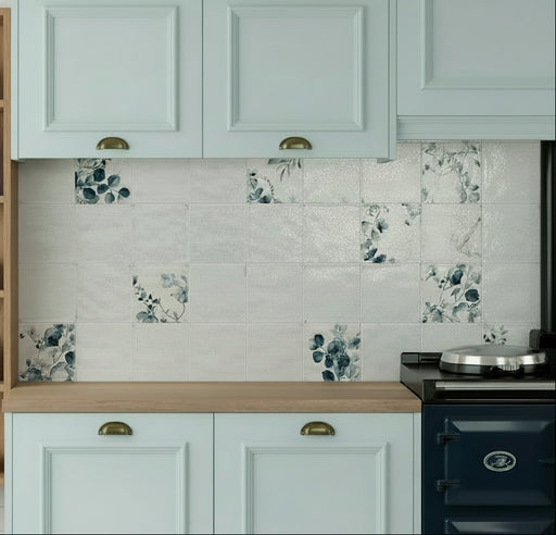 Sacura Delft porcelain tiles 14.8.14.8cm All tiles TILEJOB.CO.UK