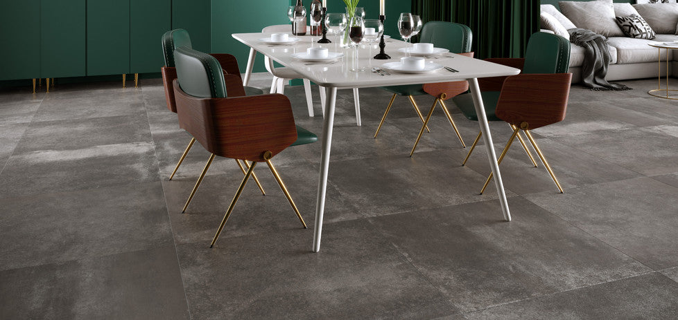 Oxid Carbon Porcelain Tiles 60x60cm